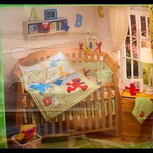 Sesame Street 4 pc. Crib Bedding Set